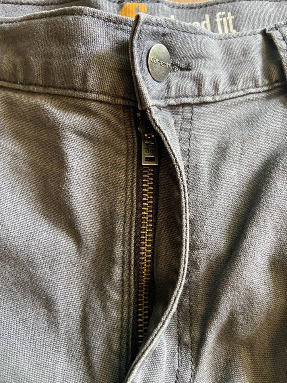 Carhartt Rigby Cargo Casual Work Shorts Relaxed Fit Gray Men's 33 - Picture 7 of 7